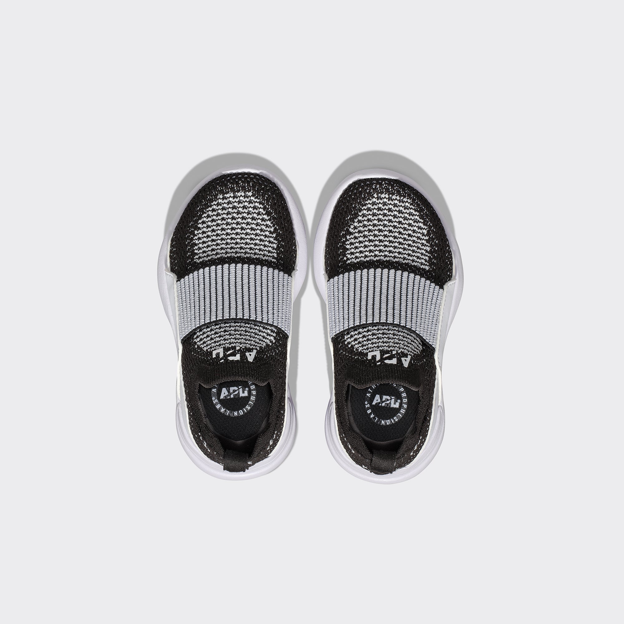Kid's TechLoom Bliss Black / White / White / Ribbed view 5