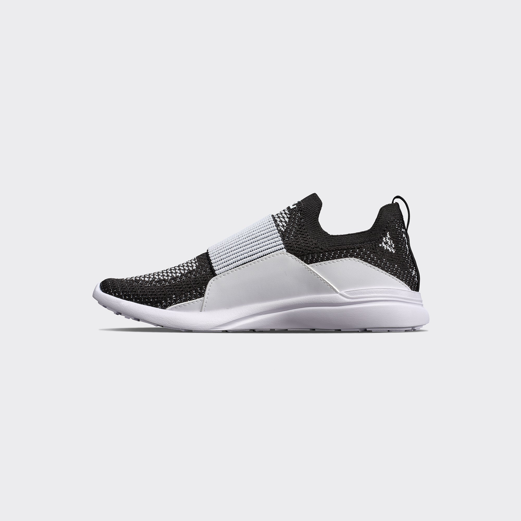 Youth's TechLoom Bliss Black / White / White / Ribbed view 2