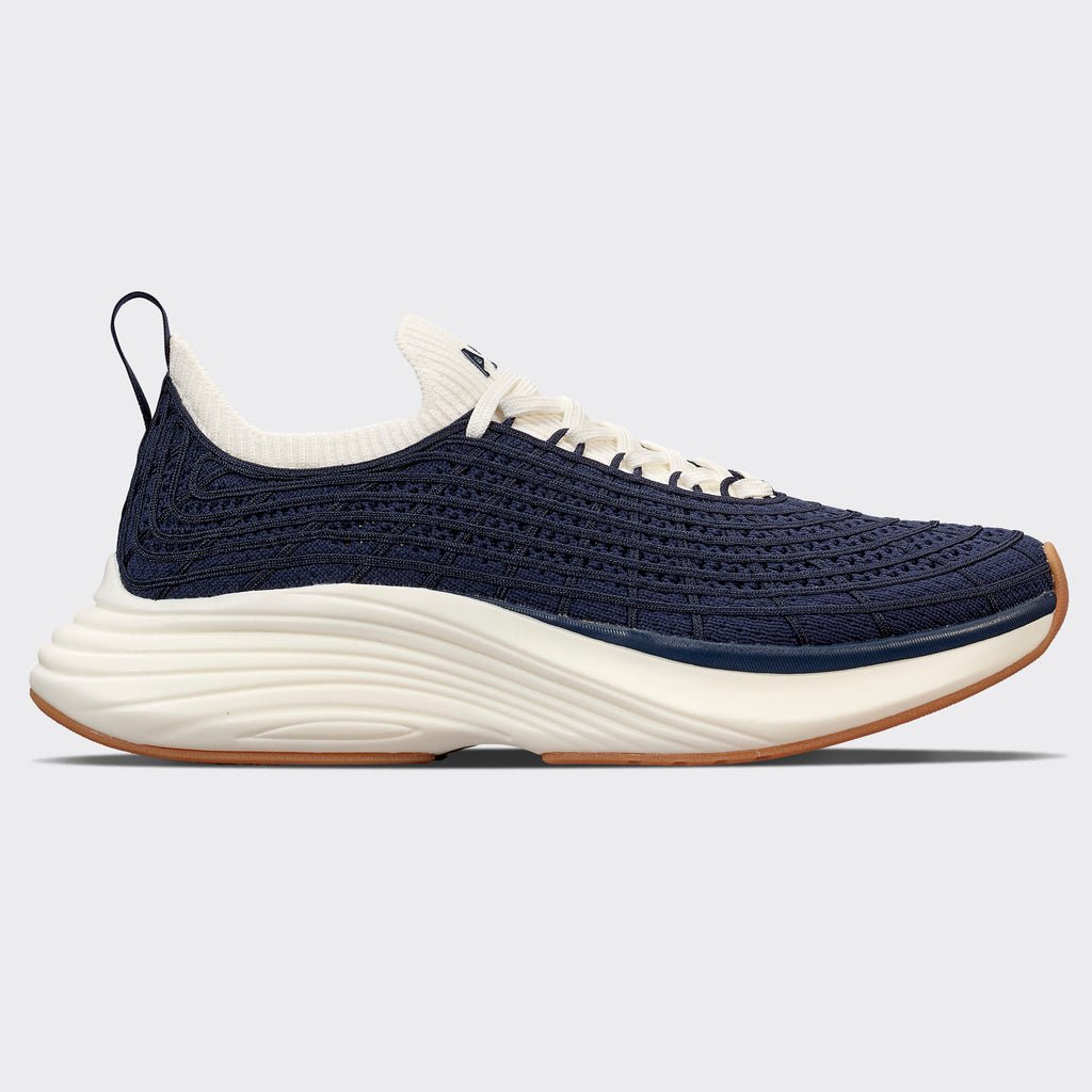 Men's TechLoom Zipline Navy / Ivory / Gum | APL Shoes