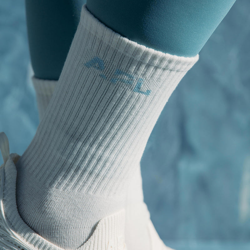 APL Lux Logo Sock – Ivory 3 Pack
