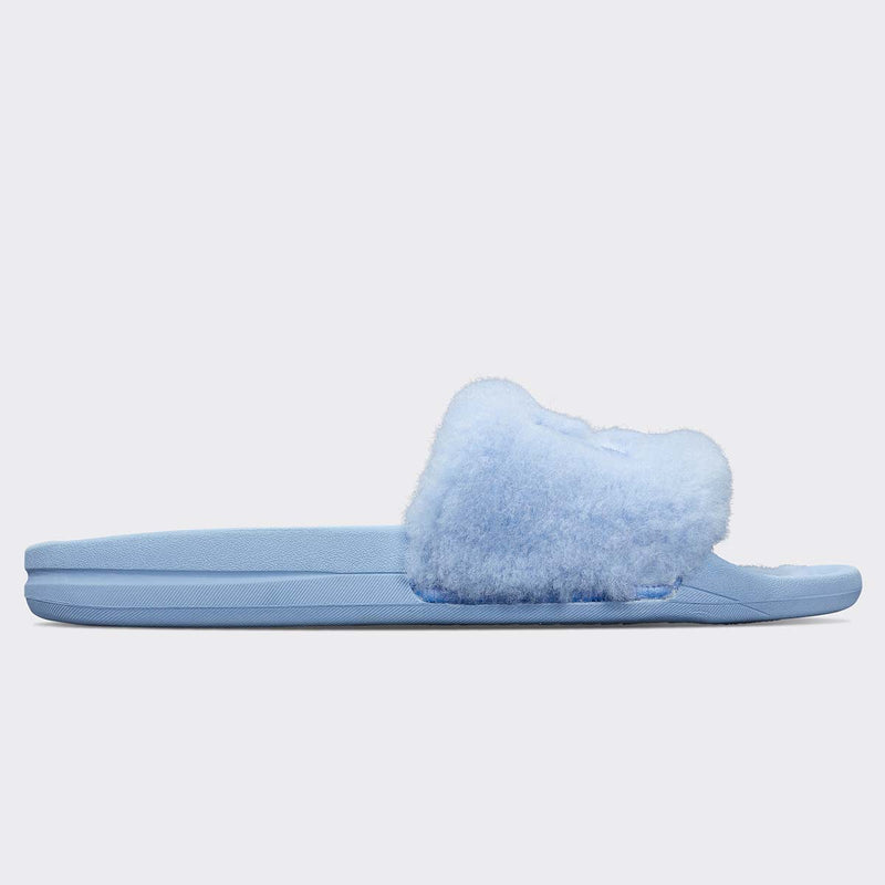 Men's Shearling Slide Ice Blue