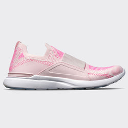 Women's TechLoom Bliss Bleached Pink / Fusion Pink / White view 1