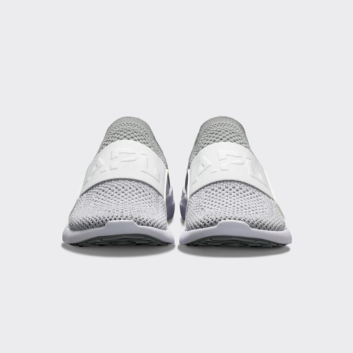 Youth&#39;s TechLoom Bliss Cement / White / Melange view 4