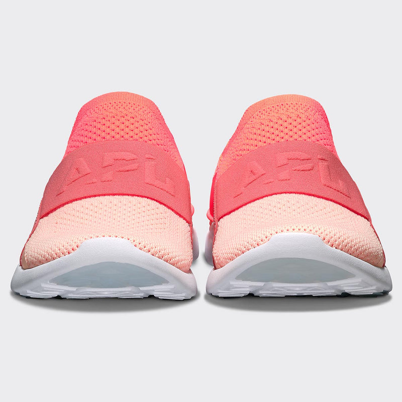 Women's TechLoom Bliss Laser Red / Fire Coral / Faded Peach view 4