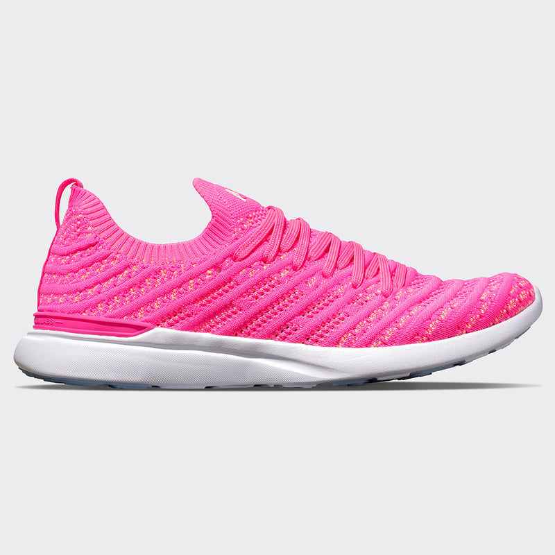 Women's TechLoom Wave Fusion Pink / Neon Peach / White view 1